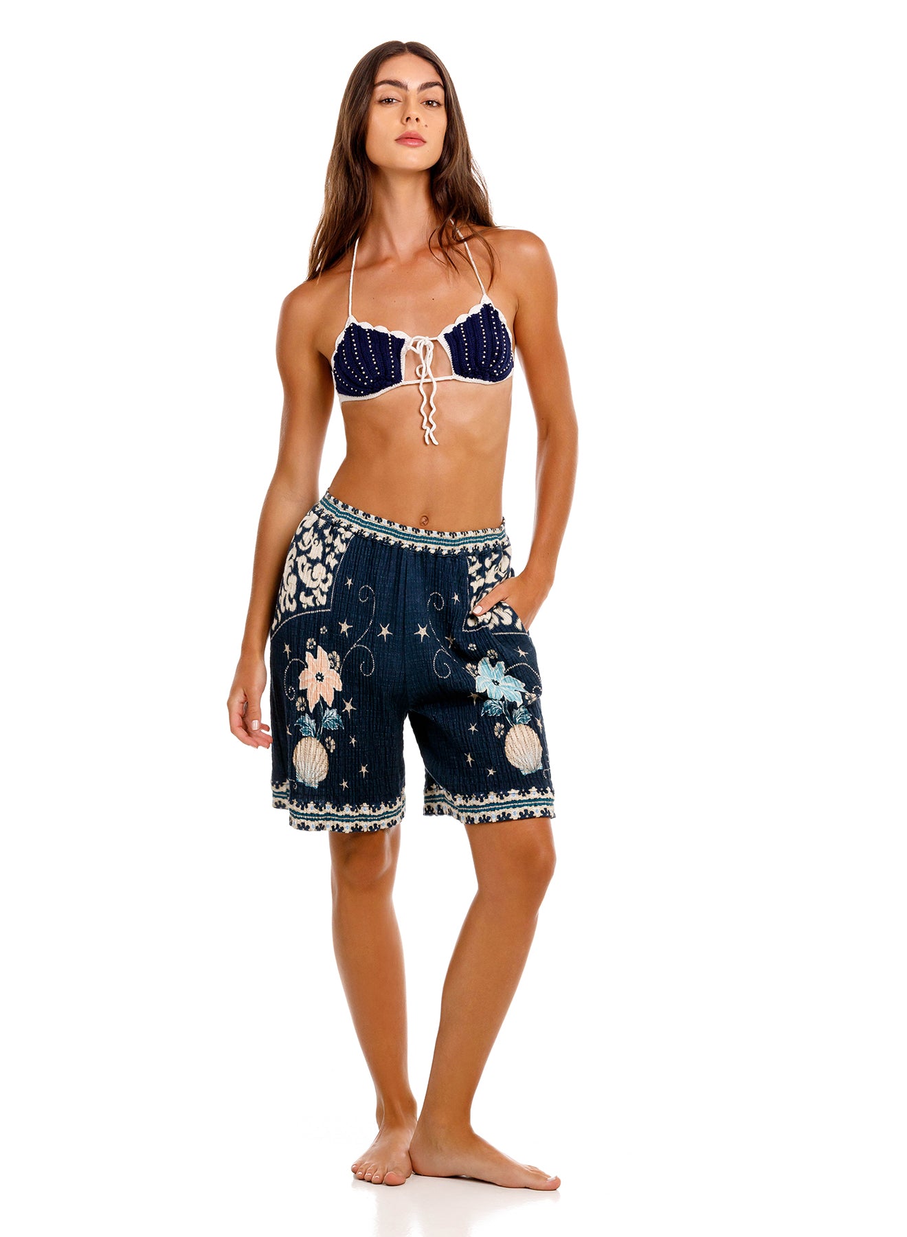 catina crop top sereia