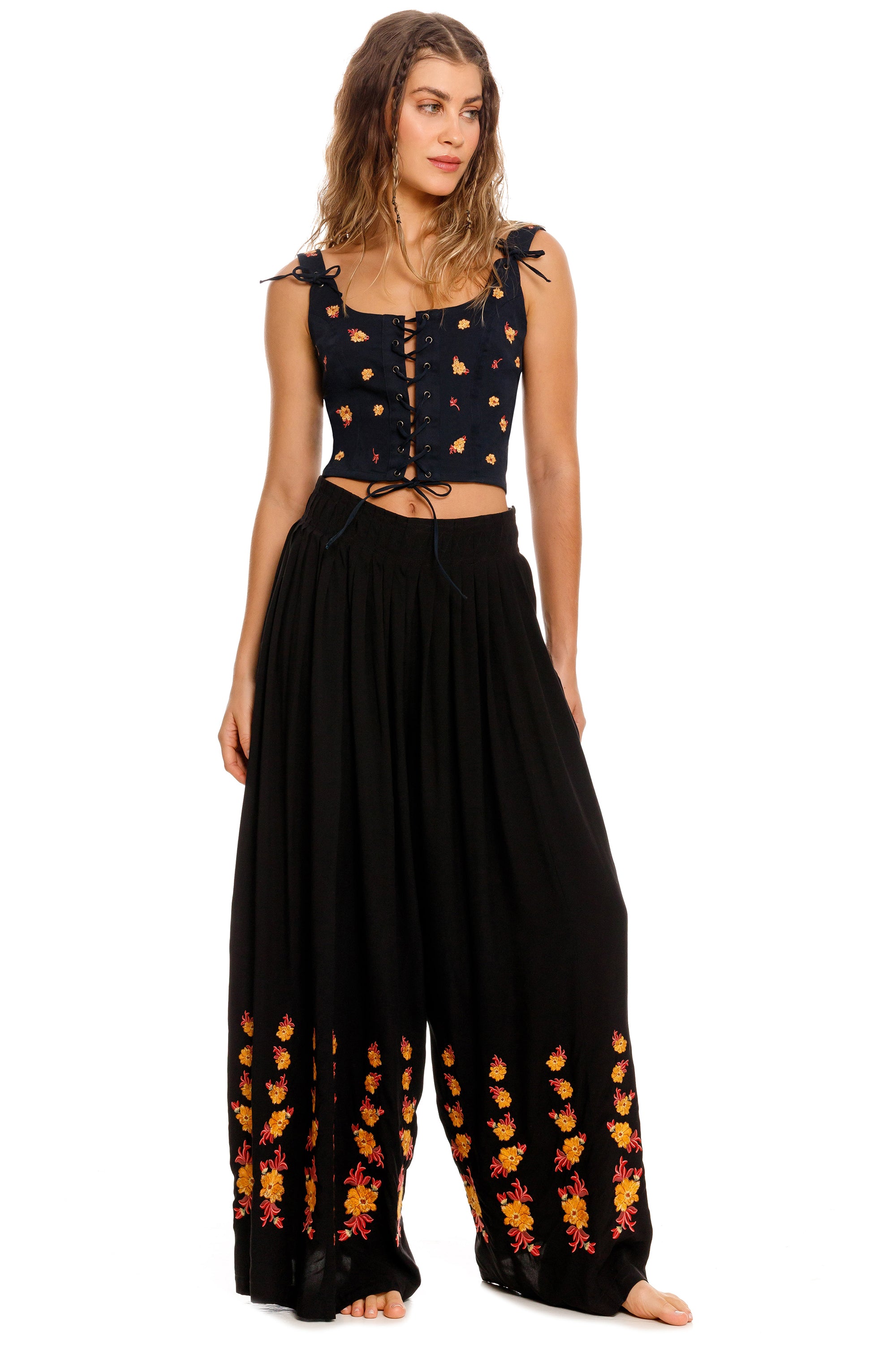 Chanty top Hanne pants dawn