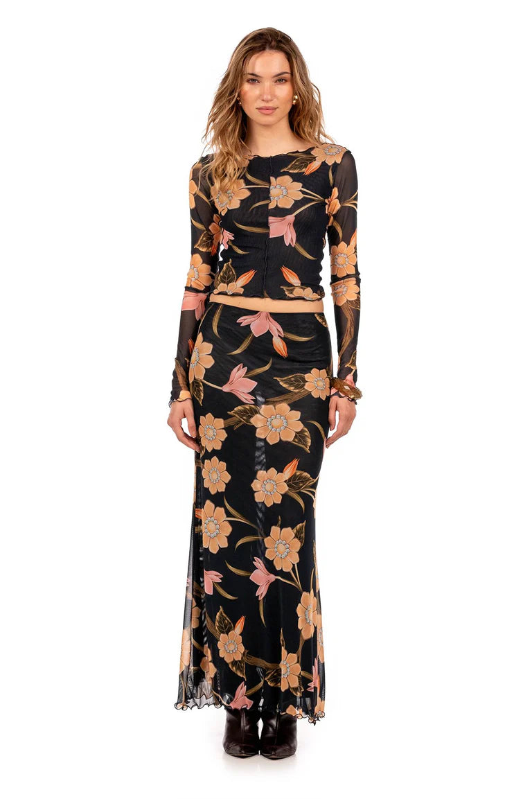 Liana top brace skirt glitz