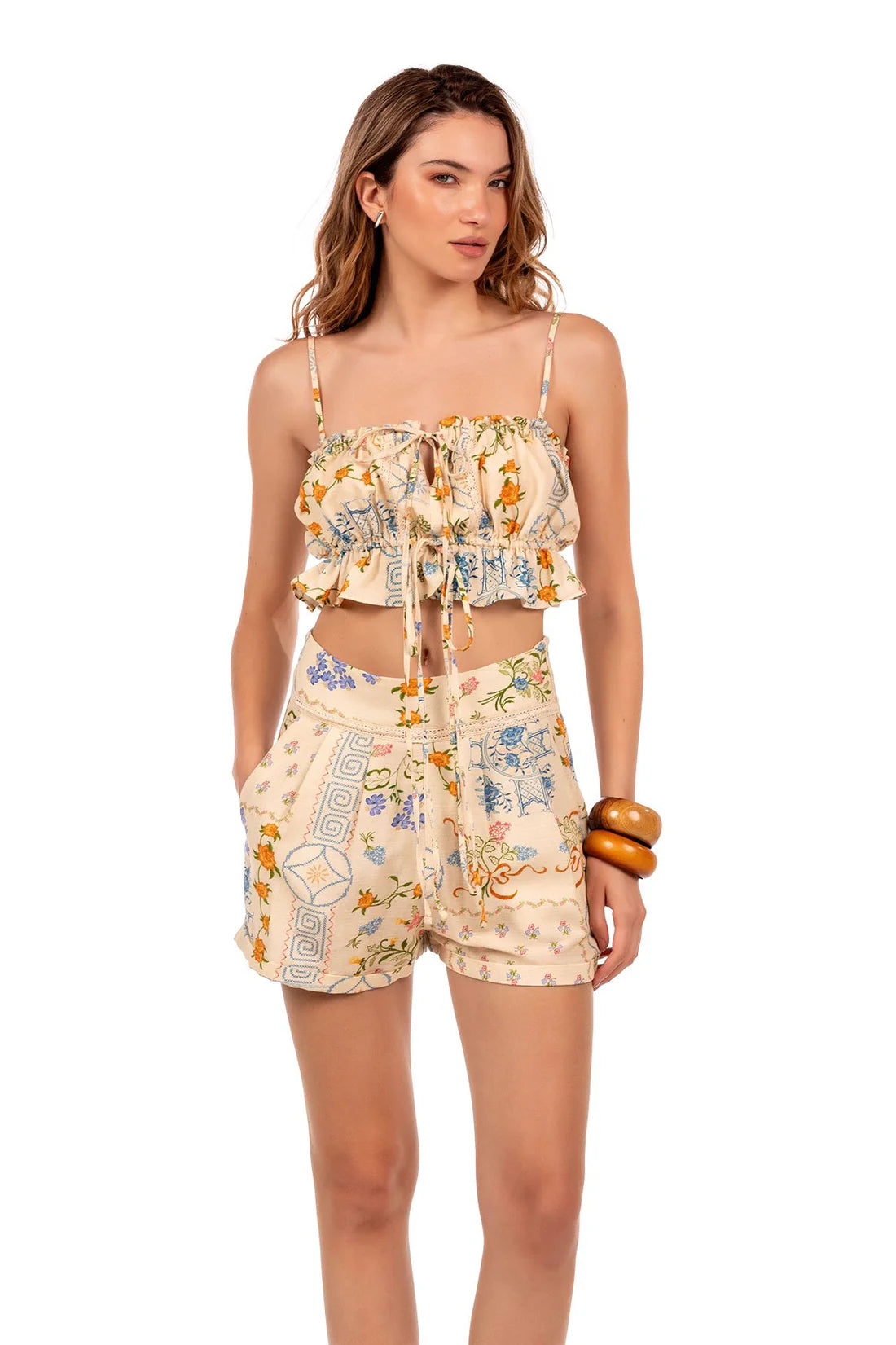 Lia shorts bleu