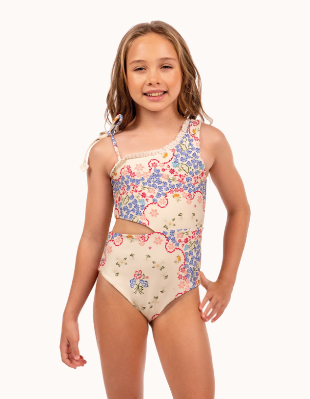 Savanna one piece bleu