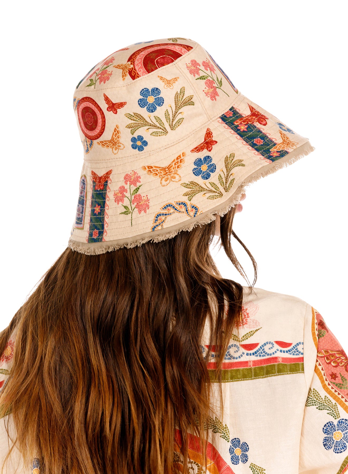 Shinny bucket hat fiore