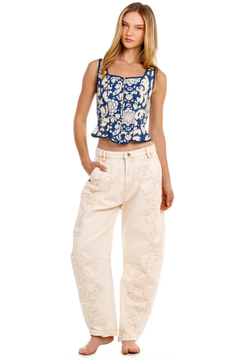Sinclair crop top sereia