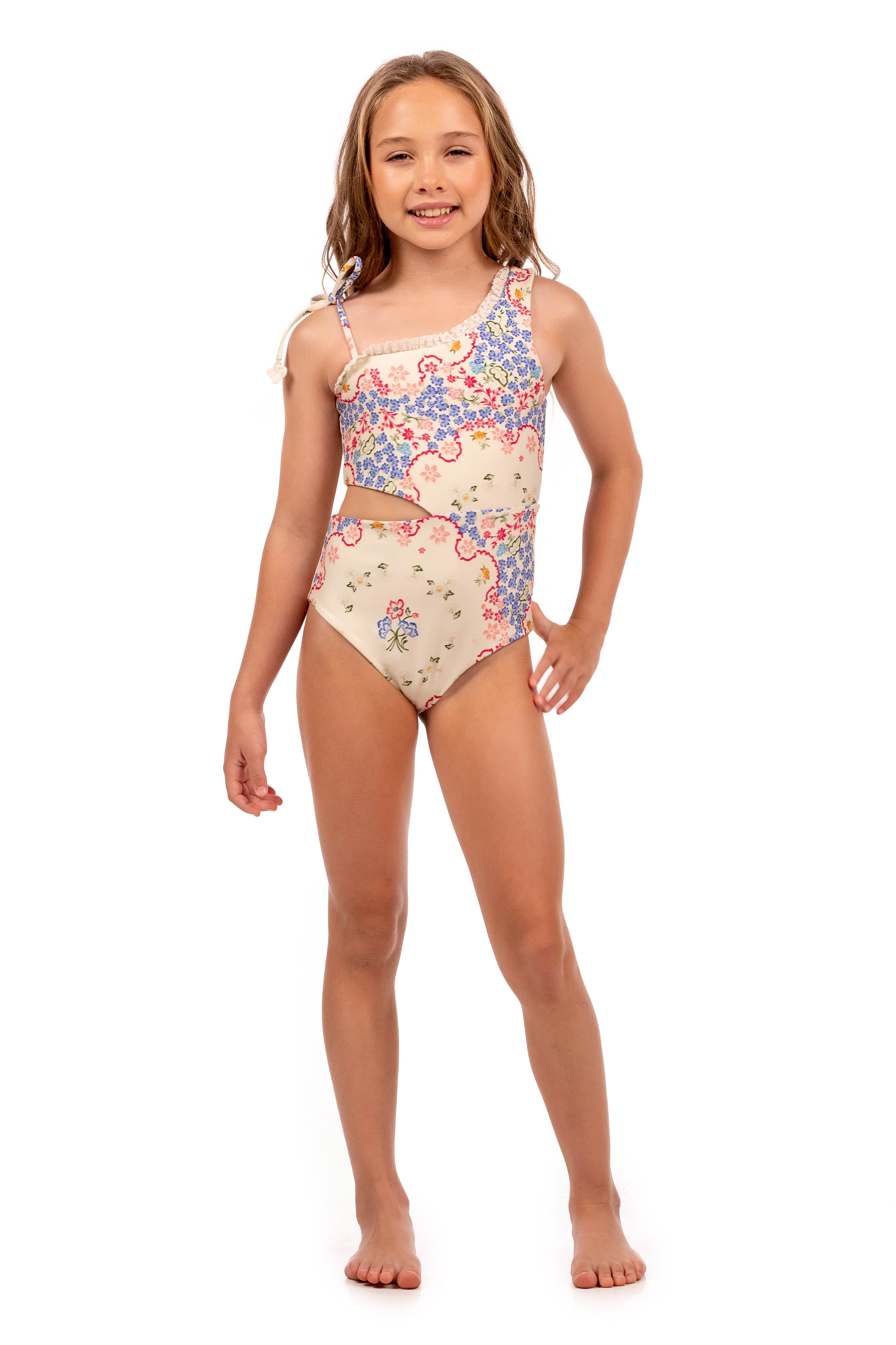 Savanna one piece bleu