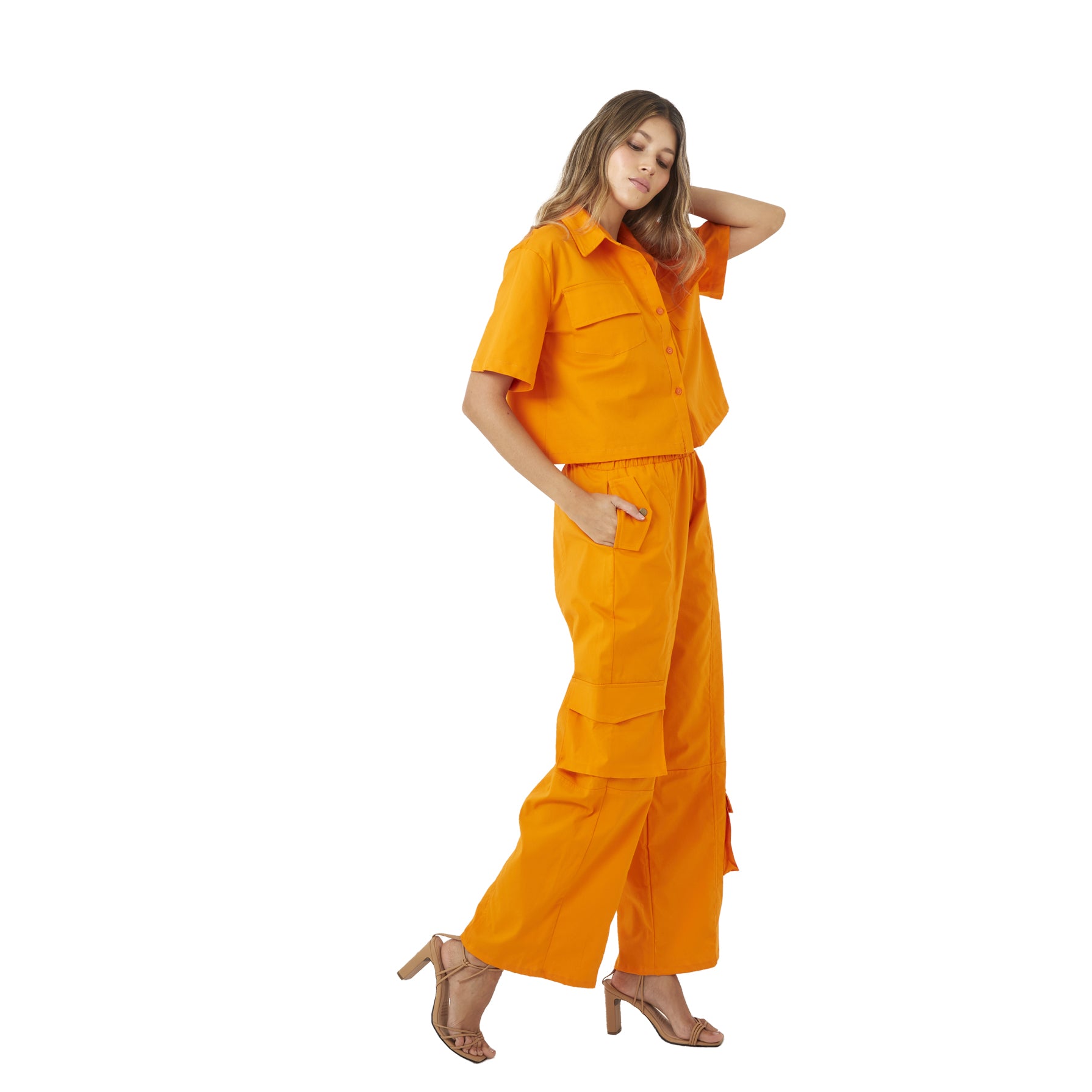 Camisa cairo naranja